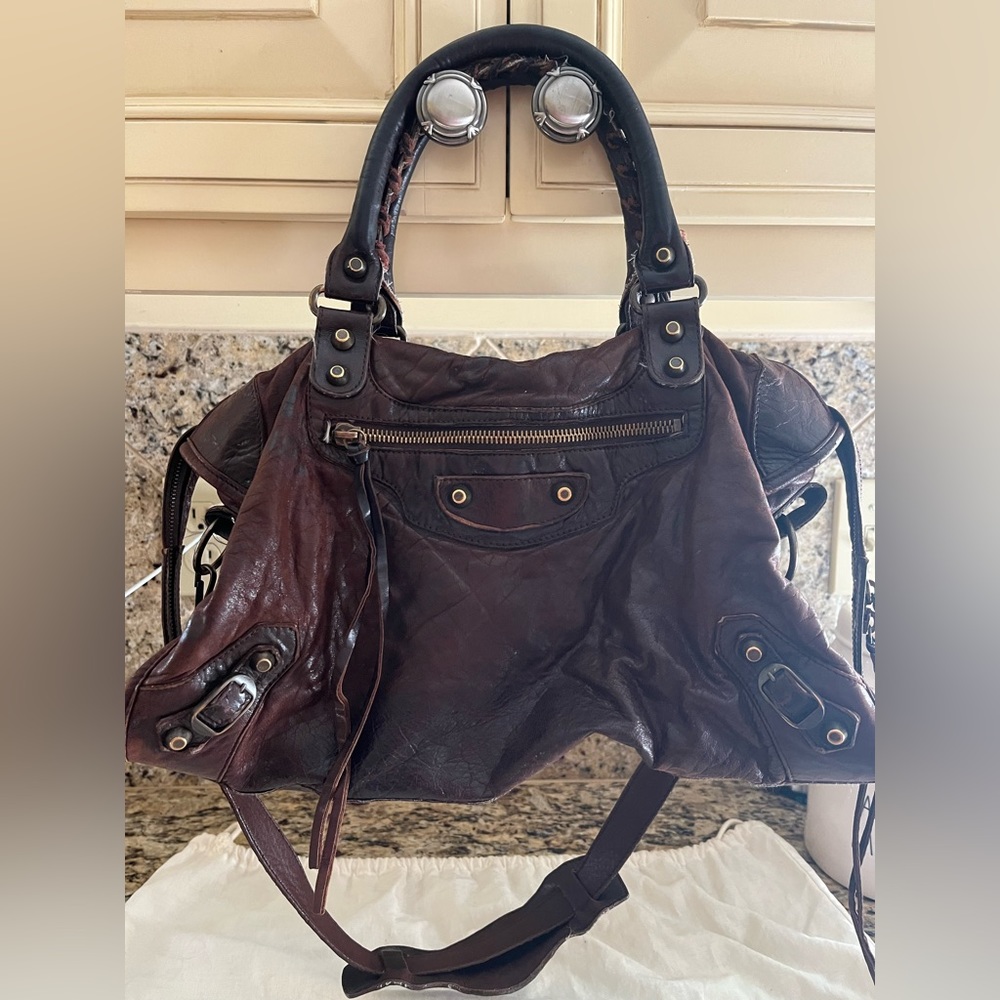 Balenciaga Classic City Lambskin Leather Bag Vintage